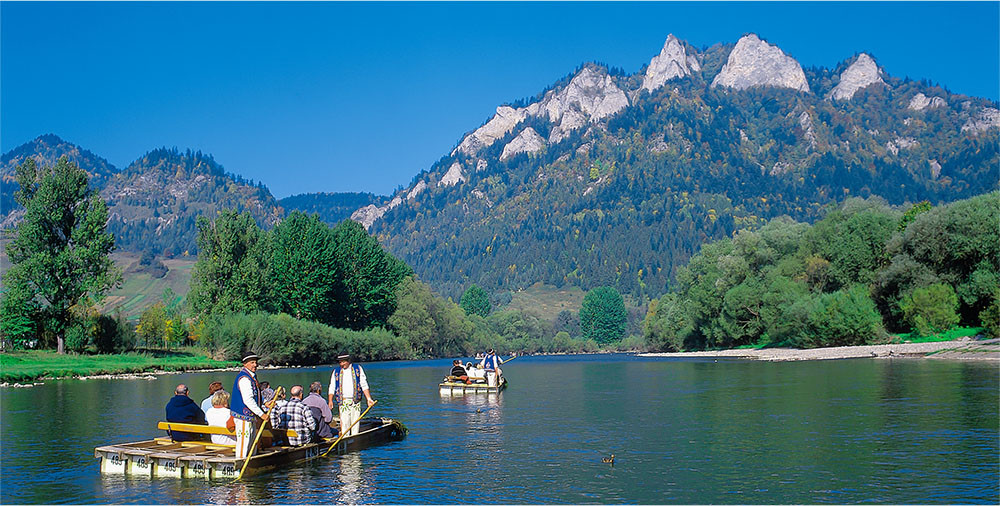 Spływ Dunajcem na tratwach